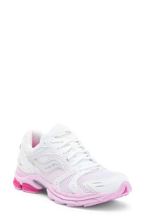Saucony ProGrid Triumph 4 Sneaker in White/Pink at Nordstrom, Size 7
