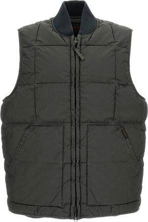 Filson Green Heritage Vintage Wash Down Cotton Vest