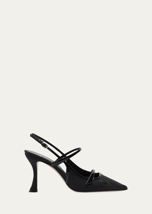 Alexandre Birman 85mm Tita Moire Slingback Pumps