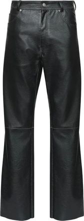 Maison Margiela Broeken, Heren, Zwart, W34, Polyester, Wijde broek