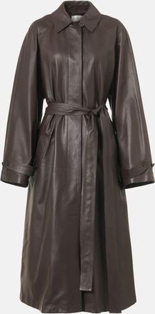 The Row Cappotto Ryota in pelle