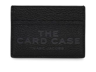 Marc Jacobs The Leather Card Case Wallet Womens Handbags Black, Leather/Polyester