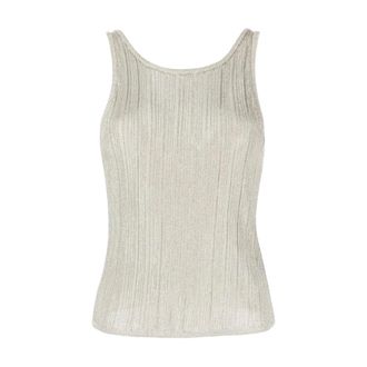 BA&SH Ba&Sh, Sleeveless Tops, female, Gray, Size: XS Top
