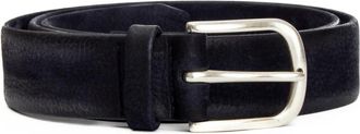 Orciani Nabucco Riem van geborsteld nubuckleer - Heren - Riemen - Blauw - 105 CM - Leer - Accessoires