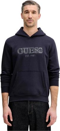Guess Heren, Sweatshirts & Hoodies, Blauw, Maat: M