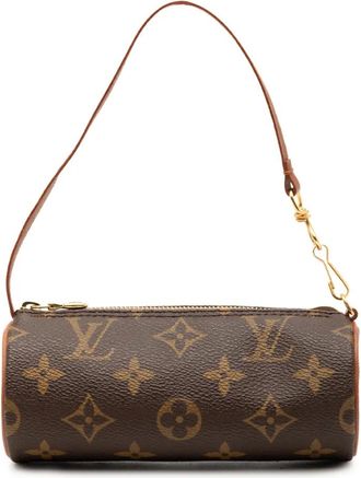 Louis Vuitton Borsa a mano Papillon Pochette in monogramma 1990-2020 - Marrone