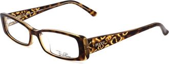 Emilio Pucci Orange Plastic Glasses Womens (Frames)