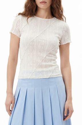 By Design Gumdrop Textured T-Shirt in Ivory at Nordstrom Rack, Size X-Small