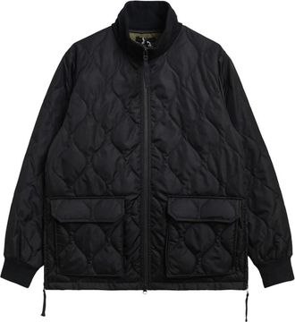 TAION Military Hi Neck Down Jacket - Heren - Gewatteerde jassen - Zwart - S - Nylon - Jassen