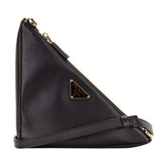 Prada Cross Body Bags, female, Black, Size: ONE SIZE Cross Body Bags