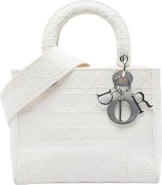 Dior Pre-owned Lady D-Lite Handbag - - Pre-owned - Donna - Bianco - ONE SIZE
