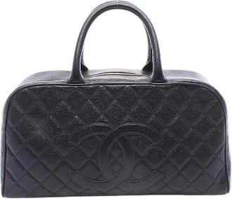 Chanel Pre-owned Matelasse Caviar Skin Handbag - Dames - Vintage Handtas - Zwart - ONE Size - Vintage