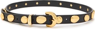 Amanu Studio The Vaal Studded Leather Belt - Black - L