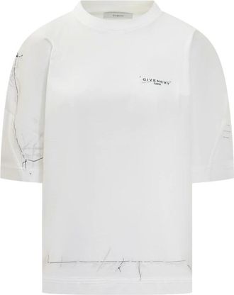 Givenchy T-Shirts, female, White, Size: XS T-Shirt In Cotton