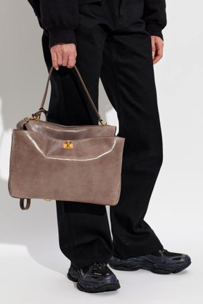 Balenciaga Rodeo Medium Bag, Womens, Beige