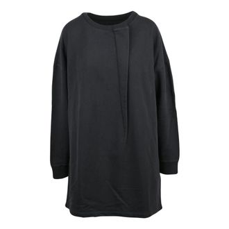 Maison Margiela Sweatshirtjurk - Dames - Korte kleedjes - Zwart - XS - Katoen - Kleedjes
