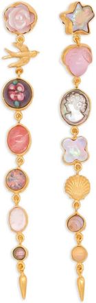 Grainne Morton Orecchini pendenti con pietre - Oro