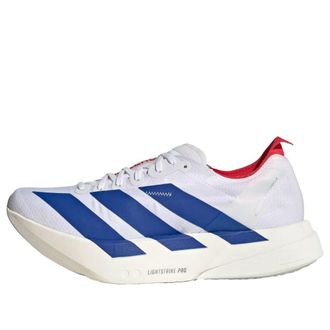 adidas (WMNS) adidas Adizero Adios Pro 4 Cloud White Blue Pure Ruby JQ1691