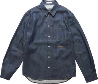 Helmut Lang Camicia denim a maniche lunghe - Blu