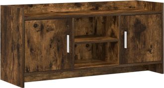vidaXL Mueble De Tv 102 X 33 X 47 Cm Roble Ahumado Vidaxl