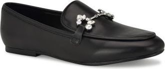 Nine West Bennit Bit Loafer in Black Leather at Nordstrom, Size 5.5