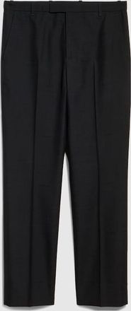 Gucci Wool Pants With Gucci Fil Coup&eacute;, Size 44, Grey
