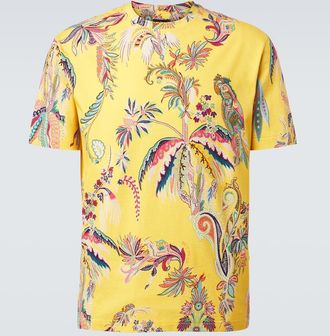 Etro Printed cotton jersey T-shirt