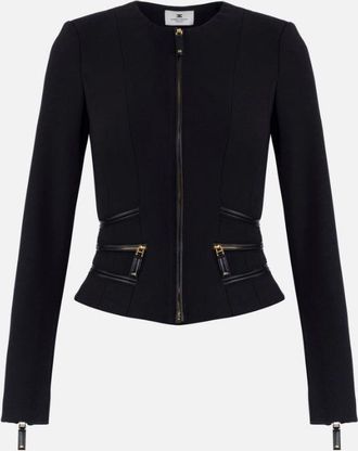 Elisabetta Franchi Elisabetta franchi jas met zip -details