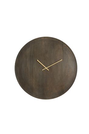 Light & Living Orologio Light & Living Veti In Legno Di Mango Marrone Scuro Con