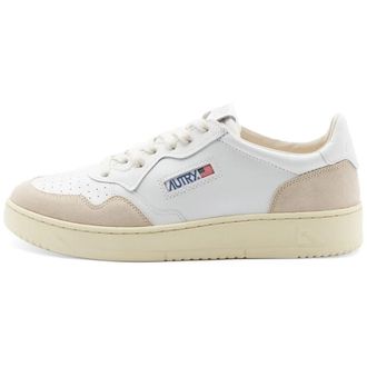 Autry Medalist Low Leren en Su&egrave;de Sneaker - Heren - Sneakers - Veelkleurig - 46 EU - Su&egrave;de - Schoenen