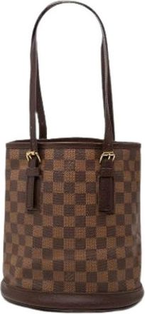 Louis Vuitton Pre-owned The Marais Bucket Bag - Dames - Vintage Tas - Bruin - ONE Size - Leer - Vintage