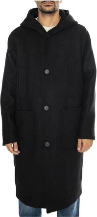 Elvine Uomo, Cappotti, Nero, L, new