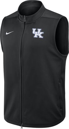 Nike Kentucky Victory Nike Mens Therma-FIT College Full-Zip Vest in Black | 03OJ00ANKY-3VN