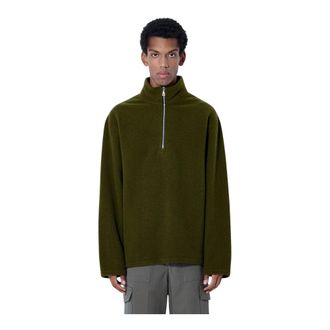 Rier Felpa Polo in Pile - - Sport - Uomo - Verde - 2XL