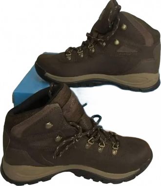 Columbia Mens Yoncalla Mid Waterproof Athletic Hiking Boots In Brown, Gray