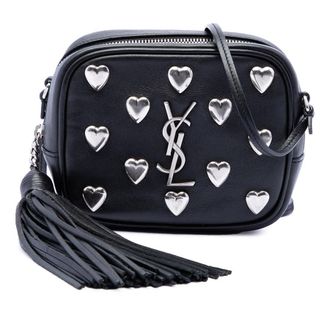 Saint Laurent Pre-owned Saint Laurent Studded Calfskin Monogram Heart Blogger Crossbody Ladies JNVZOQDY675P6G2X