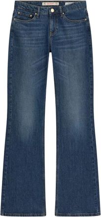 Guess Beverly Low Rise Jeans - Dames - Flared Jeans - Blauw - W29 - Katoen - Jeans