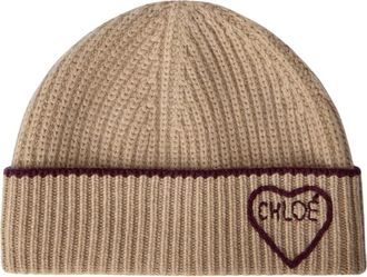 Chlo&eacute; Encoeur Muts - Dames - Hoeden - Beige - ONE Size - Wol - Accessoires