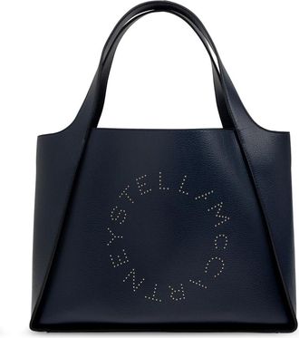 Stella McCartney Logo Tote Bag - Dames - Shoppers - Blauw - ONE Size - Tassen