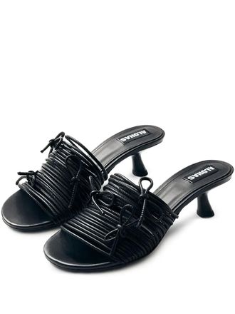 Alohas Sandali in pelle - Nero