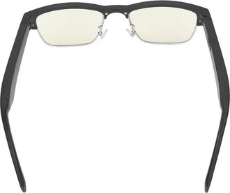 Generic Smart Glasses Anti Blue Light HIFI Stereo for Cycling Running Shopping, TR90 Frame, Black (Silver frame model)