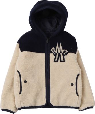 Moncler Cardigan con zip Moncler Grenoble azzurro
