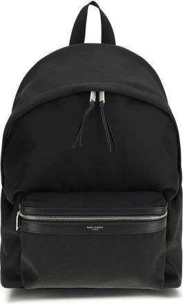 Saint Laurent Backpacks, male, Black, Size: ONE SIZE City Backpack