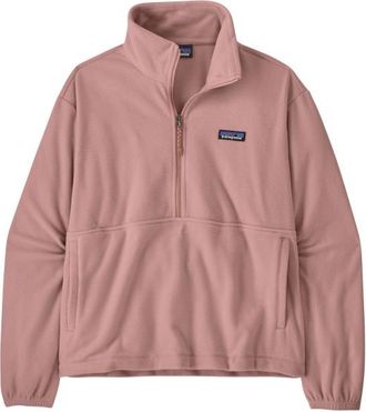 Patagonia Micro D 1/2 Zip Fleece P/O Fleecepullover f&uuml;r Damen | rosa