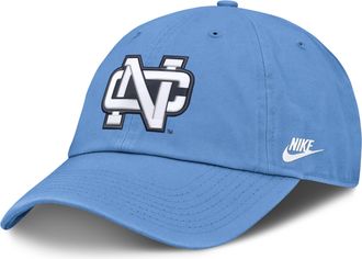 Nike North Carolina Legacy Club Nike Mens College Adjustable Hat in Blue | NC014EYNCV-2NM