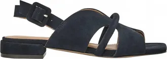 Andr&eacute; Assous Womens Journee Sandal In Navy Suede