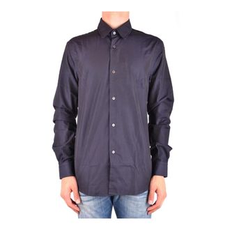 Costume National Shirt - Heren - Zakelijke Overhemden - Blauw - S - Overhemden