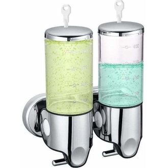OEM Dispensador De Sapone A Doble C&aacute;mara De 1000 Ml, Dispensador De Sapone Manual A Parete Per Desinfettante Per Le Mani, Champ&uacute;, Banoschiuma, Lozione Per