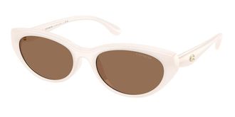 Coach HC8456D CDP42 Asian Fit 579073 Womens Sunglasses White Size 55