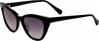 Kate Young for Tura Womens K510-BLK-52 K510 52 BLK Seka Sunglasses - Black - One Size